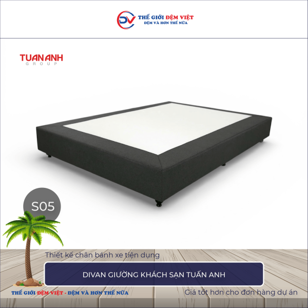 Divan giường khách sạn Tuấn Anh S05